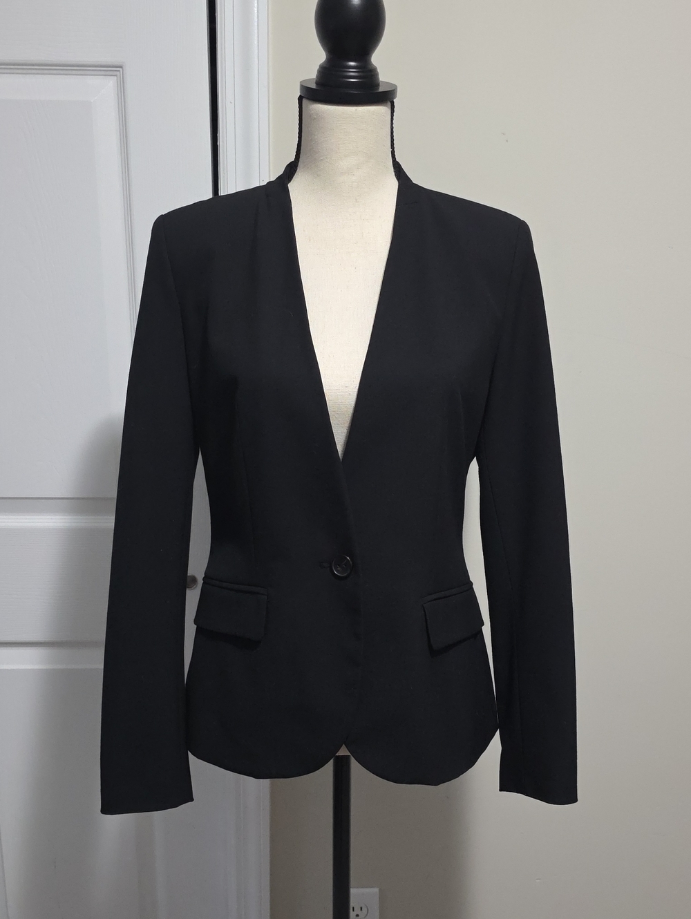 Hipchik Couture Embellished Rhinestone  Skull Blazer Black S M - Picture 4 of 9